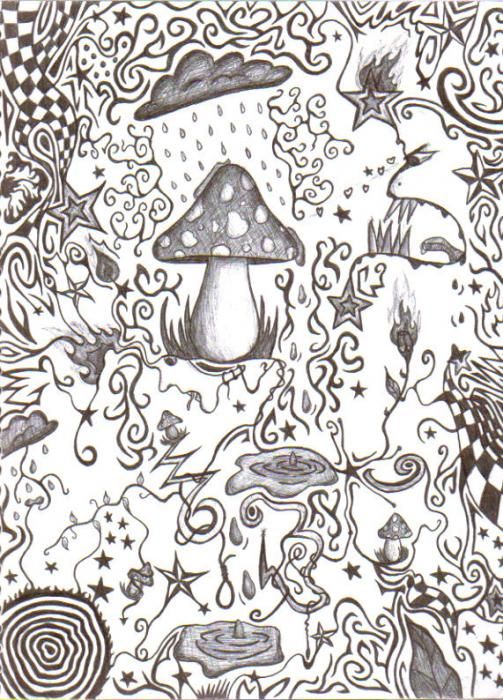 Aesthetic Coloring Pages Trippy