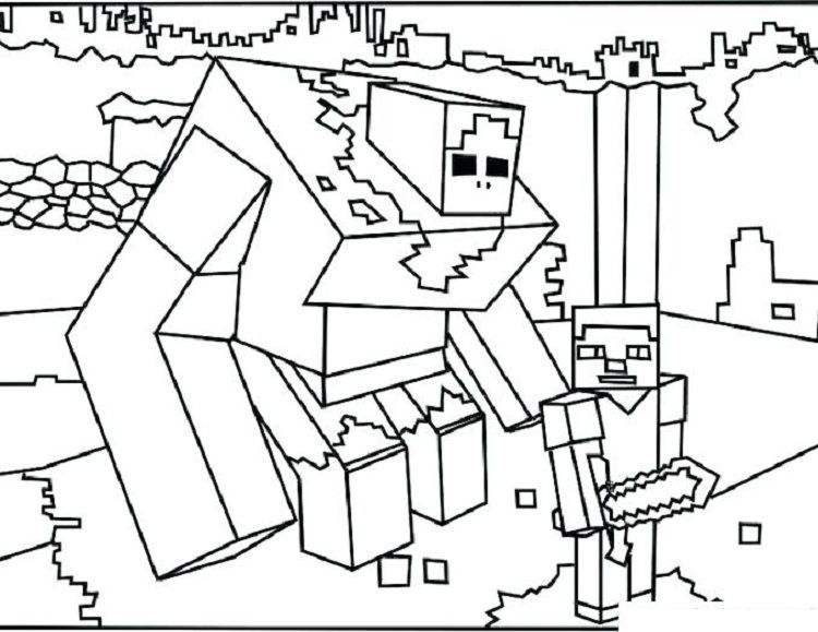 Minecraft Coloring Pages Free