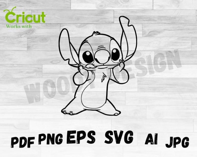 Stitch Coloring Pages Svg