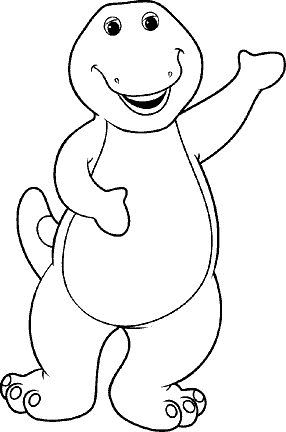 Barney Coloring Pages Printable
