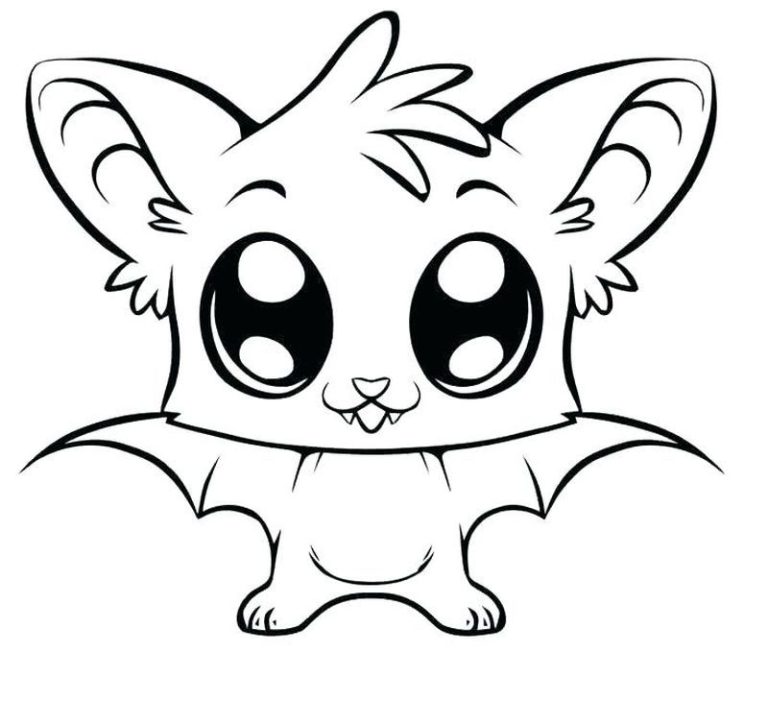 Littlest Pet Shop Coloring Pages Bat