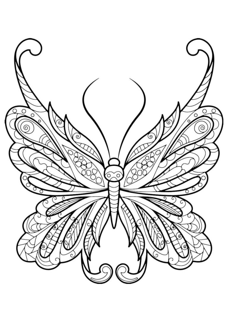 Insect Coloring Pages For Adults