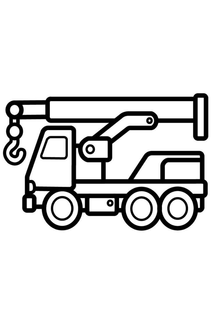 Construction Coloring Pages For Kids
