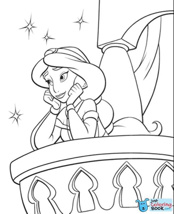 Aladdin Coloring Pages Jafar