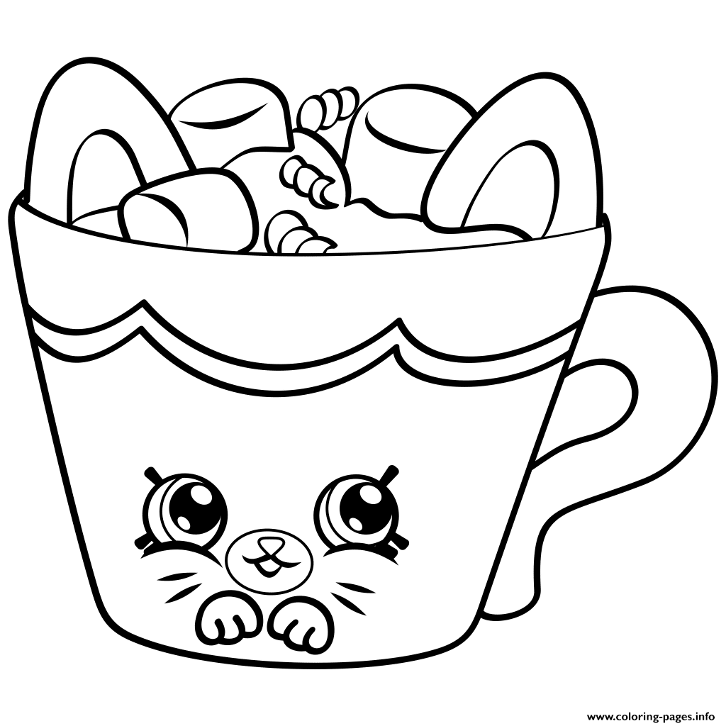 Shopkins Coloring Pages For Girls