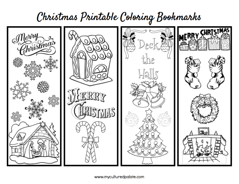 Christmas Pictures To Color And Print