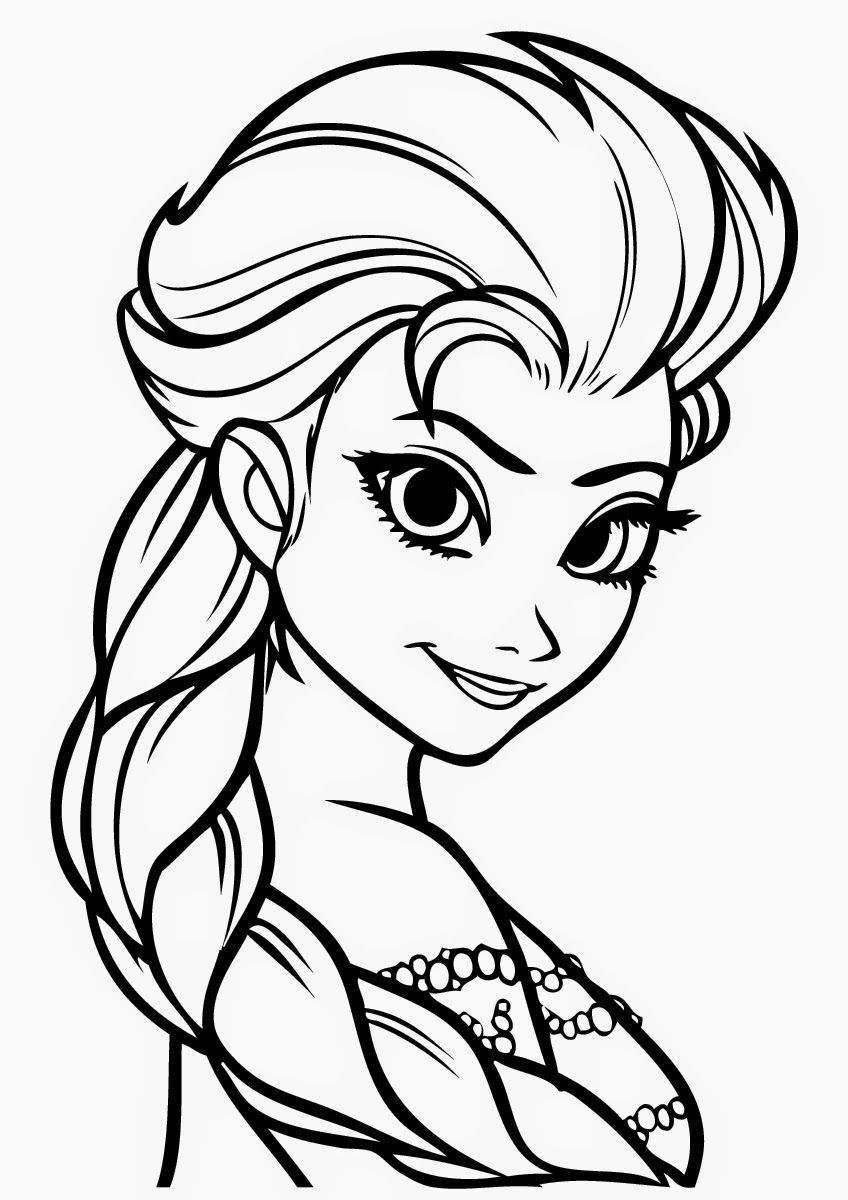 Elsa Pictures To Color