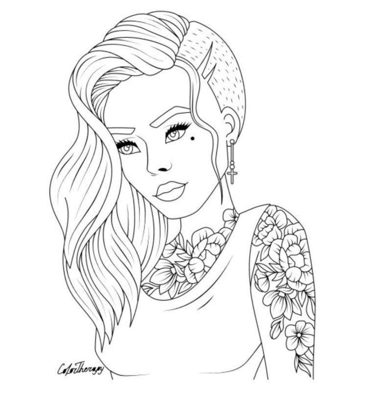 Coloring Book Pages People