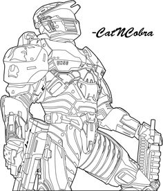 Halo Reach Halo Coloring Pages