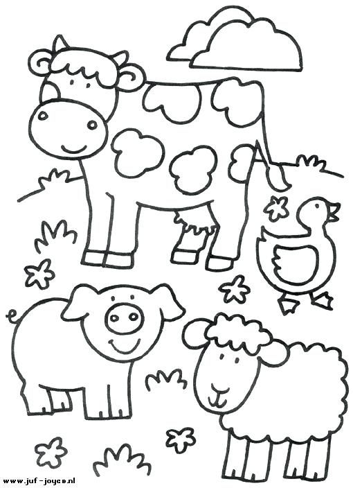 Farm Coloring Pages For Kids