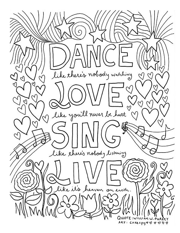 Inspirational Coloring Pages To Print