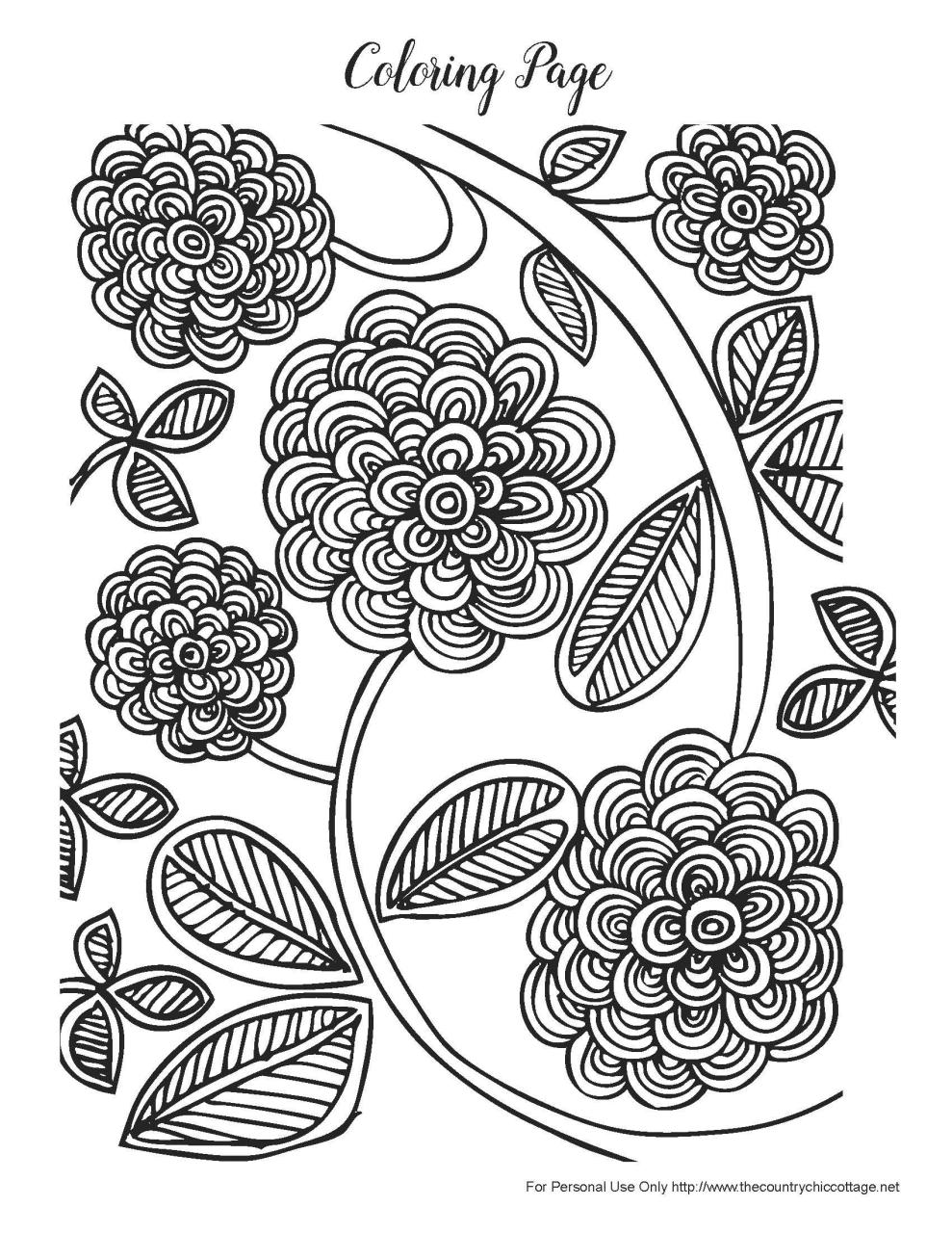 Spring Coloring Pages Printable