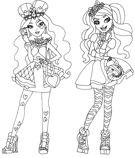 Ever After High Coloring Pages Darling Charming