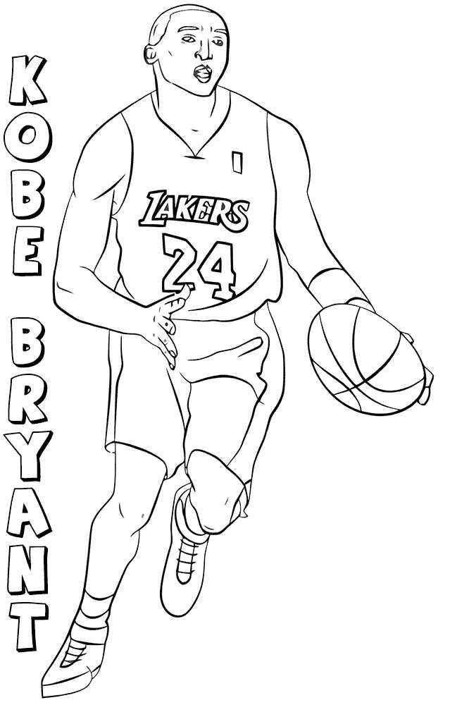 Nba Coloring Pages Lebron James