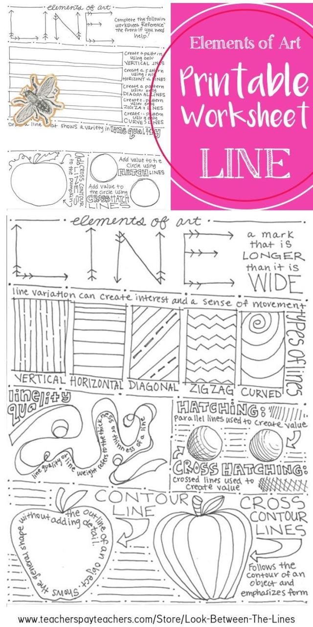 Art Line Pattern Worksheets