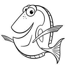 Crush Finding Nemo Coloring Pages