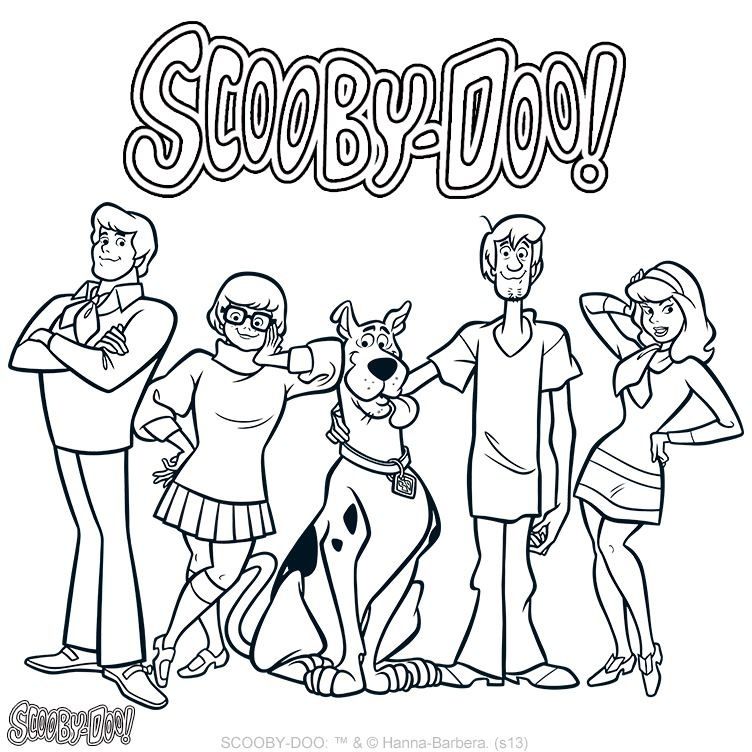 Scooby Doo Coloring Pages Monsters