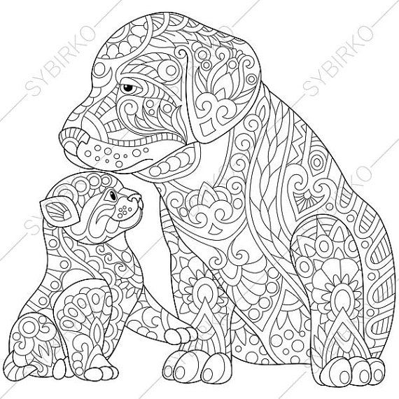 Printable Animal Coloring Pages For Adults