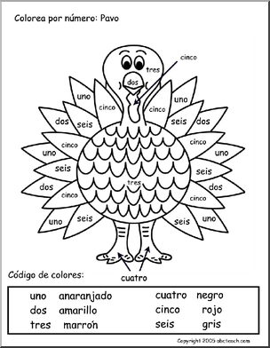 Spanish Coloring Pages