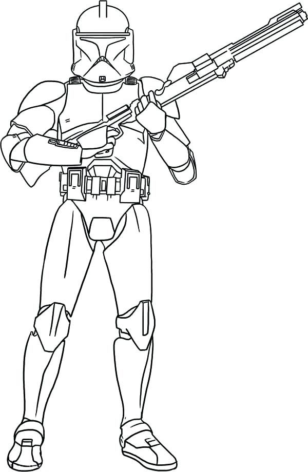 Stormtrooper Coloring Page