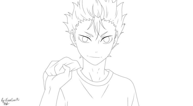 Anime Coloring Pages Haikyuu