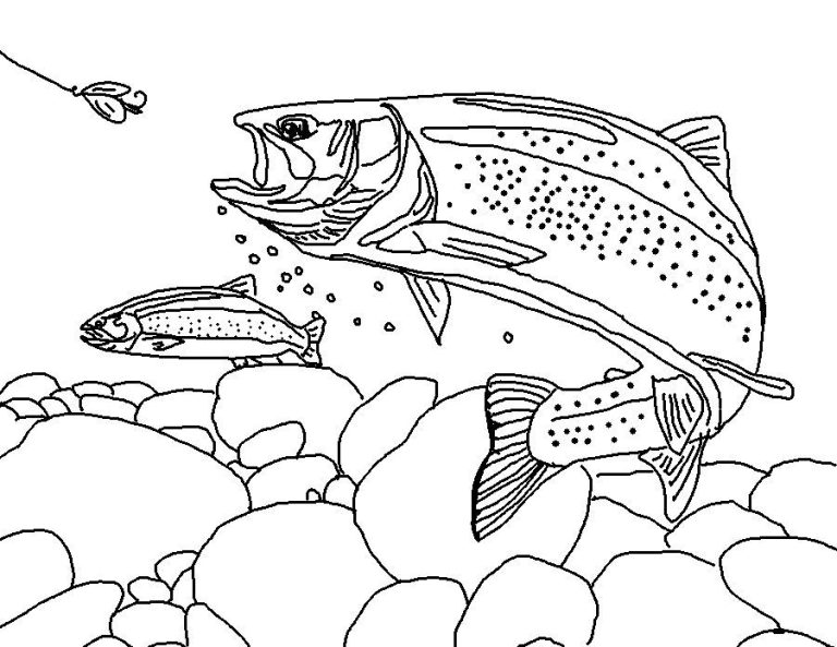 Fish Coloring Pages Detailed