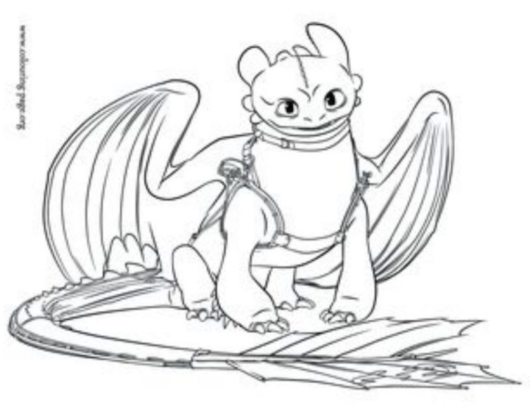 Toothless Coloring Pages To Print