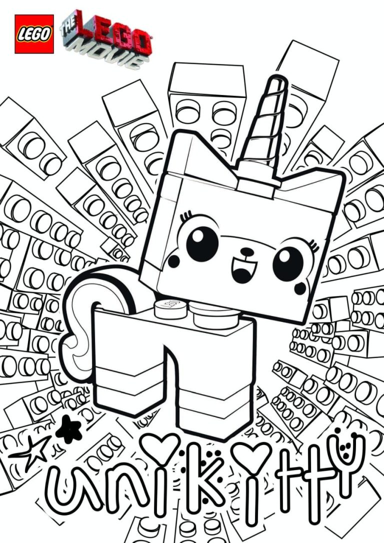 Princess Unikitty Coloring Pages