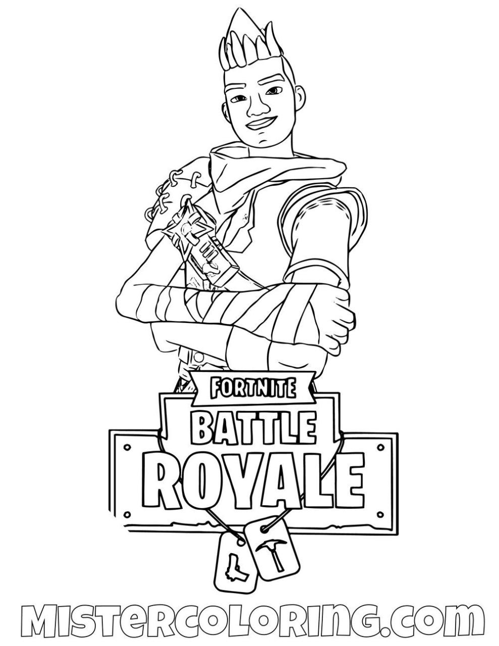 Fortnite Skins Coloring Pages