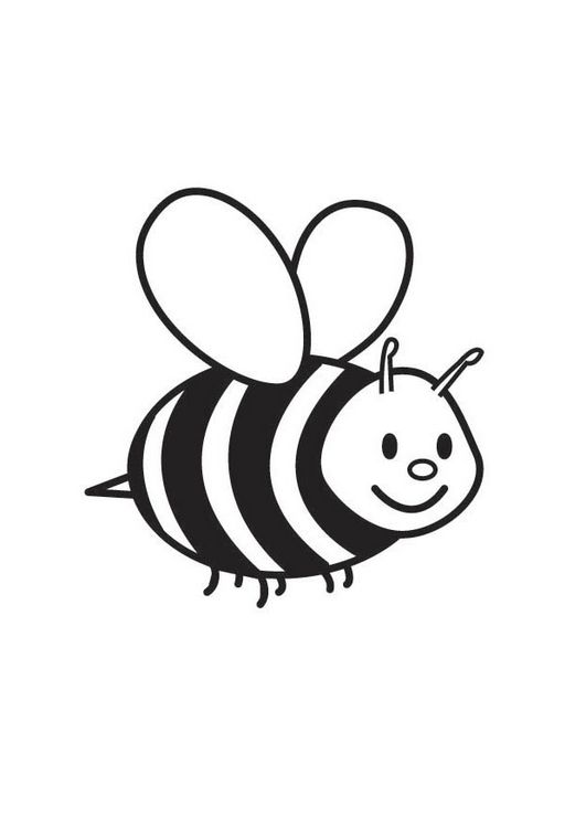 Honey Bee Bumblebee Coloring Pages