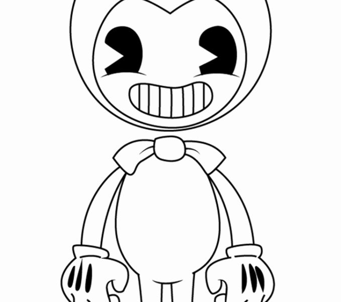 Bendy Hello Neighbor Coloring Pages