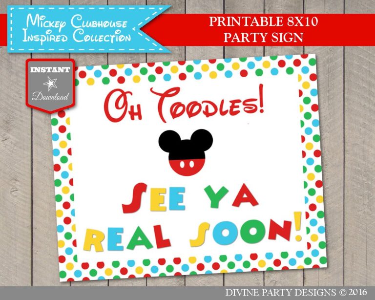 Toodles Mickey Mouse Clubhouse Coloring Pages