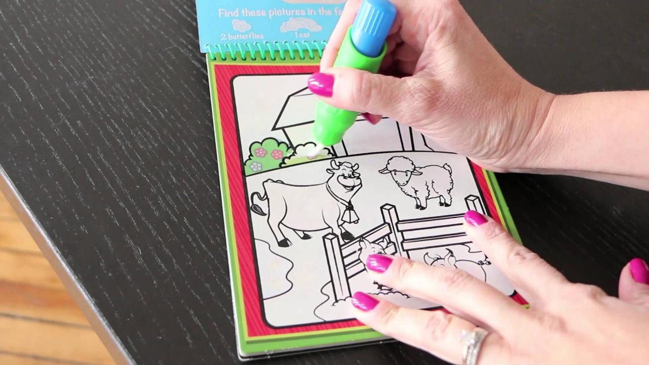 Water Wow Coloring Book
