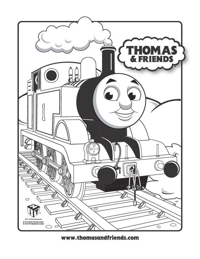 Thomas The Train Coloring Pages For Toddlers