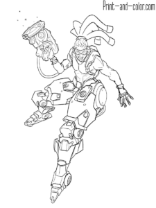 Overwatch Coloring Pages
