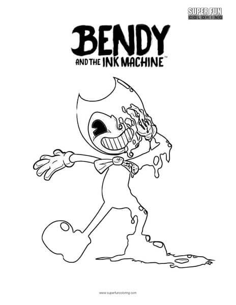 Drawing Bendy And The Ink Machine Coloring Pages