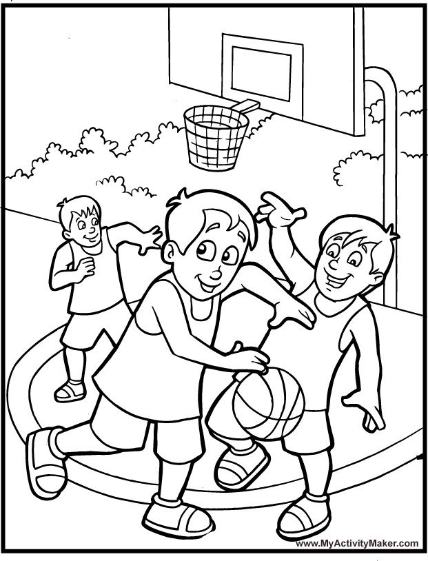 Sports Coloring Pages Free