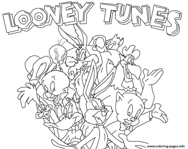 Looney Tunes Coloring Pages To Print