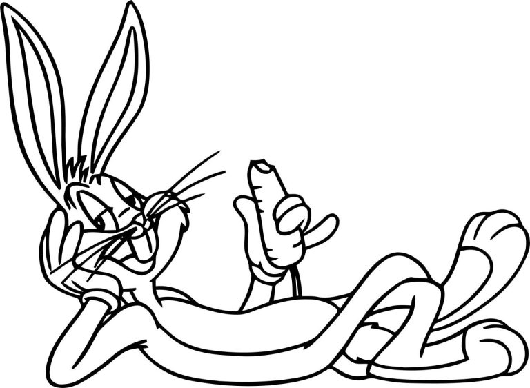 Bugs Bunny Looney Tunes Coloring Pages