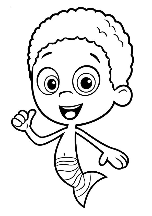 Bubble Guppies Coloring Pages Molly
