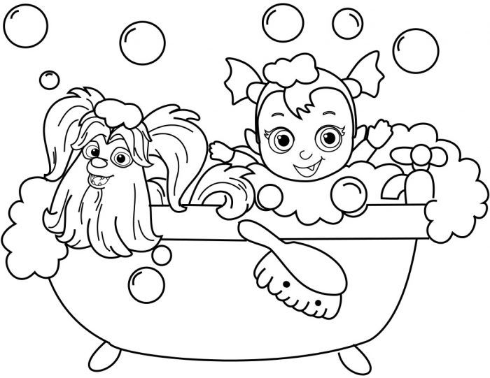 Vampirina Coloring Pages For Kids