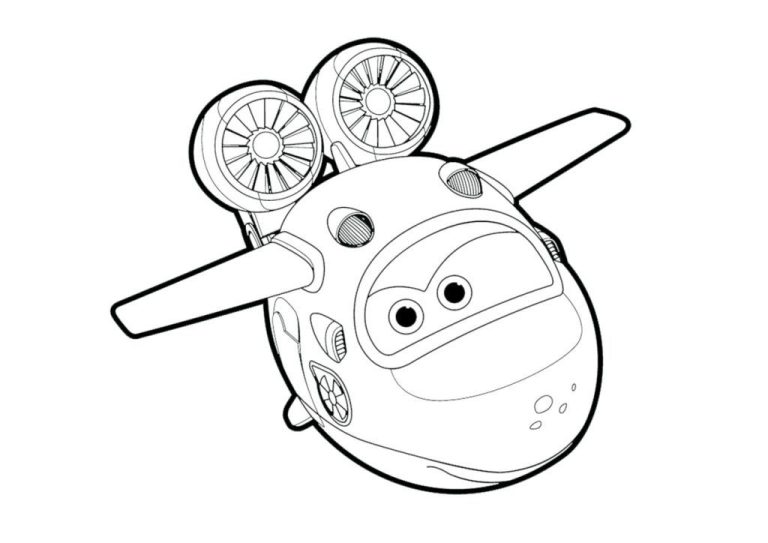 Super Wings Coloring Pages Donnie