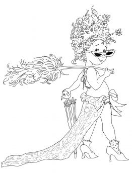 Fancy Nancy Coloring Pages Free