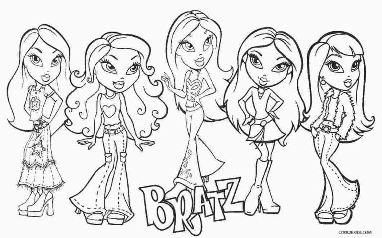 Bratz Coloring Pages For Adults