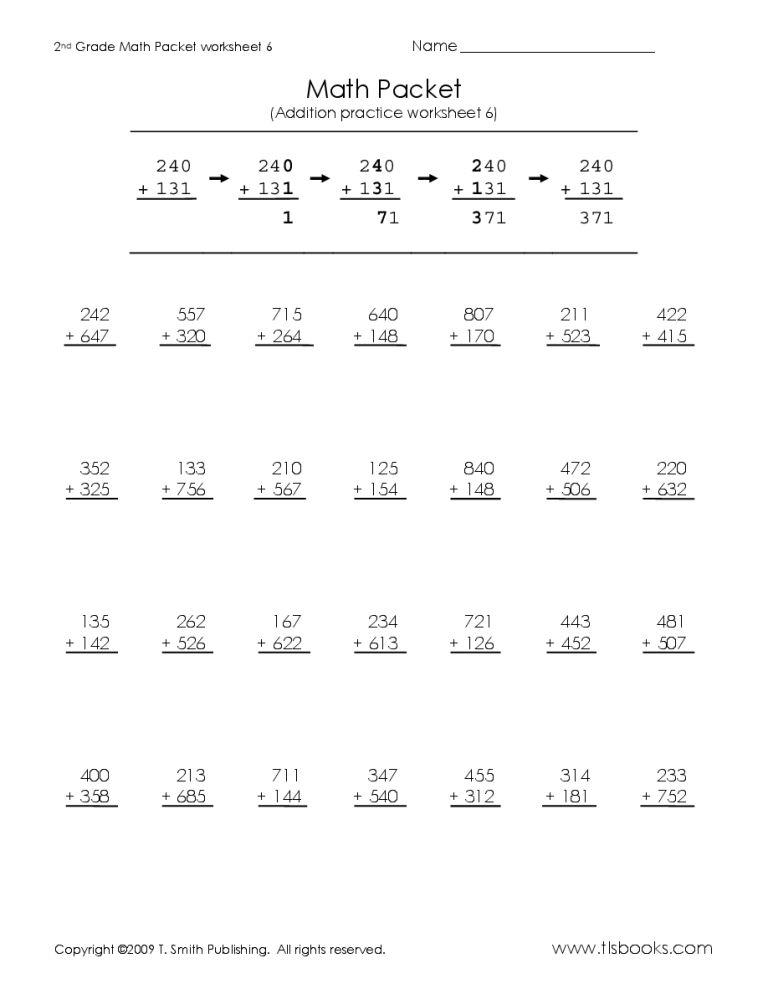 Second Grade Number Patterns Worksheets Pdf