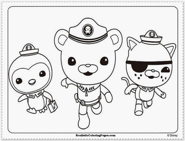 Octonauts Coloring Pages Dashi