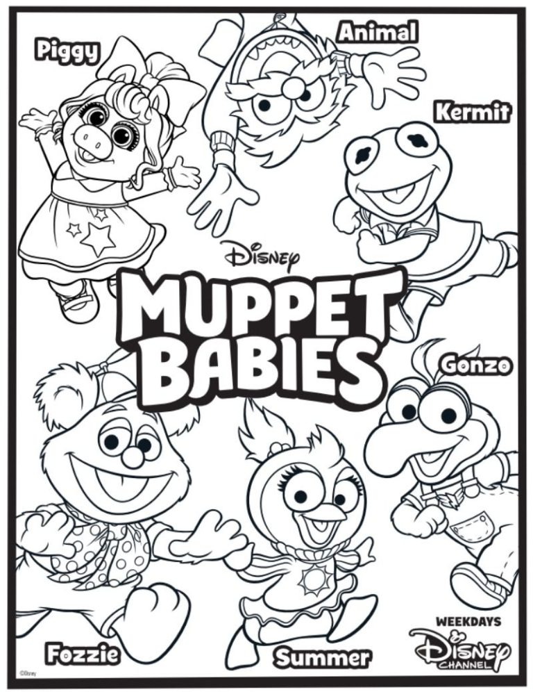 Disney Muppet Babies Coloring Pages
