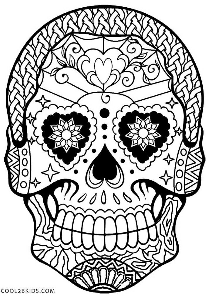 Skeleton Coloring Pages Hard