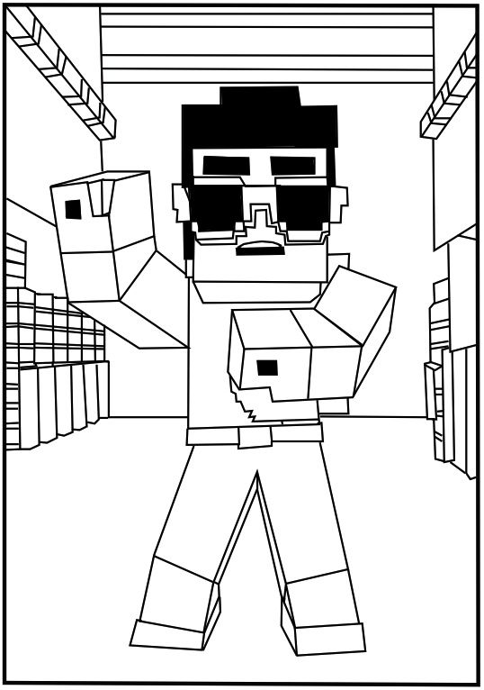 Minecraft Coloring Sheets