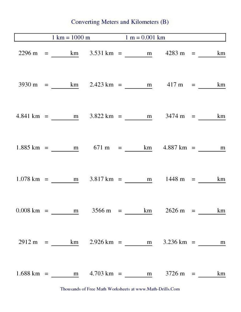 Measuring Units Worksheet Answers Chemistry